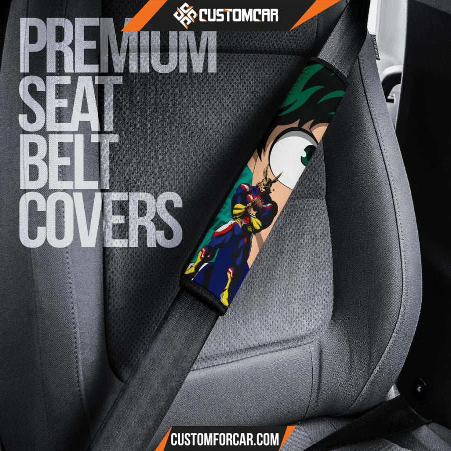 My Hero Academia Anime Seat Belt Covers | MHA Izuku Face And