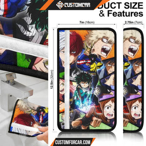 My Hero Academia Anime Seat Belt Covers | MHA Main 