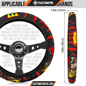 My Hero Academia Anime Steering Wheel Cover MHA Katsuki 