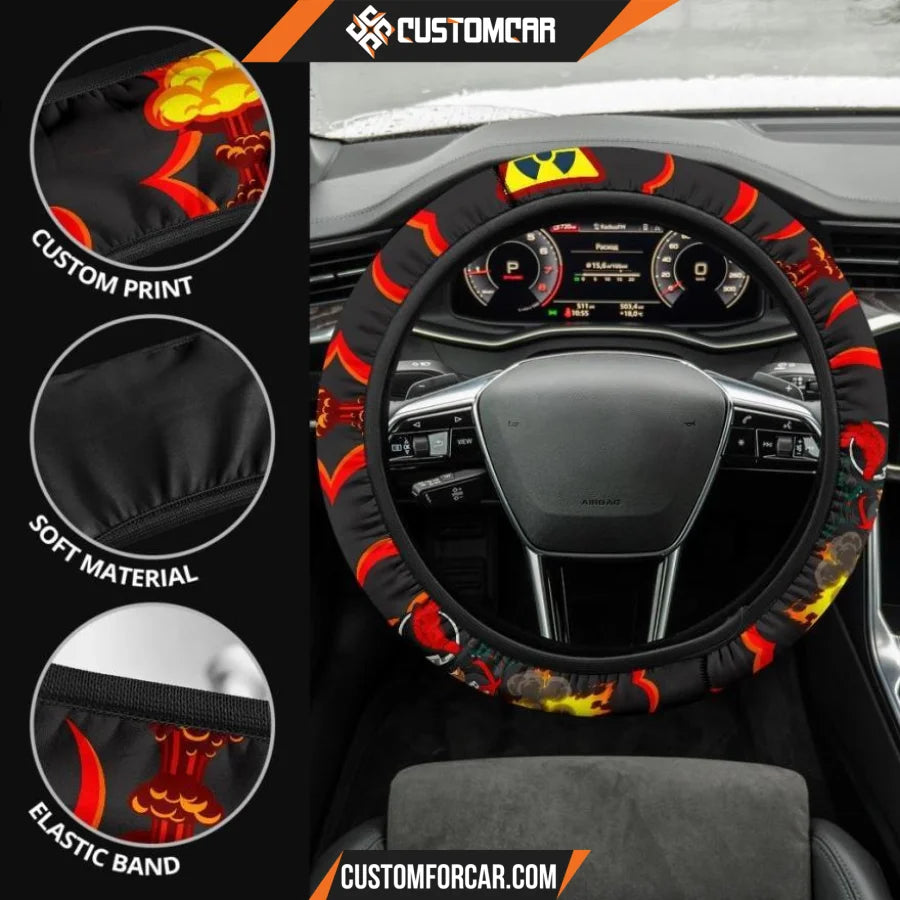 My Hero Academia Anime Steering Wheel Cover MHA Katsuki 