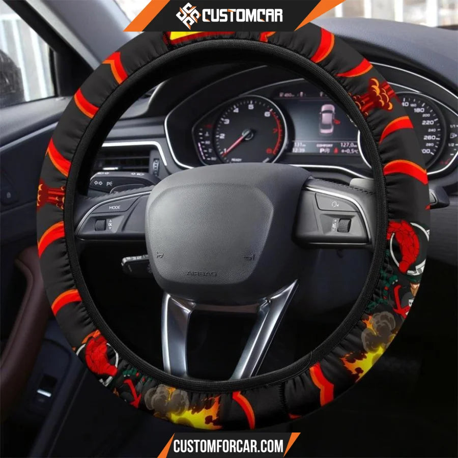 My Hero Academia Anime Steering Wheel Cover MHA Katsuki 