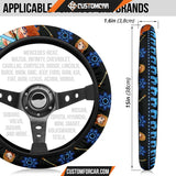 Nami One Piece Christmas Steering Wheel Cover Anime Car