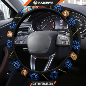 Nami One Piece Christmas Steering Wheel Cover Anime Car