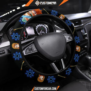 Nami One Piece Christmas Steering Wheel Cover Anime Car