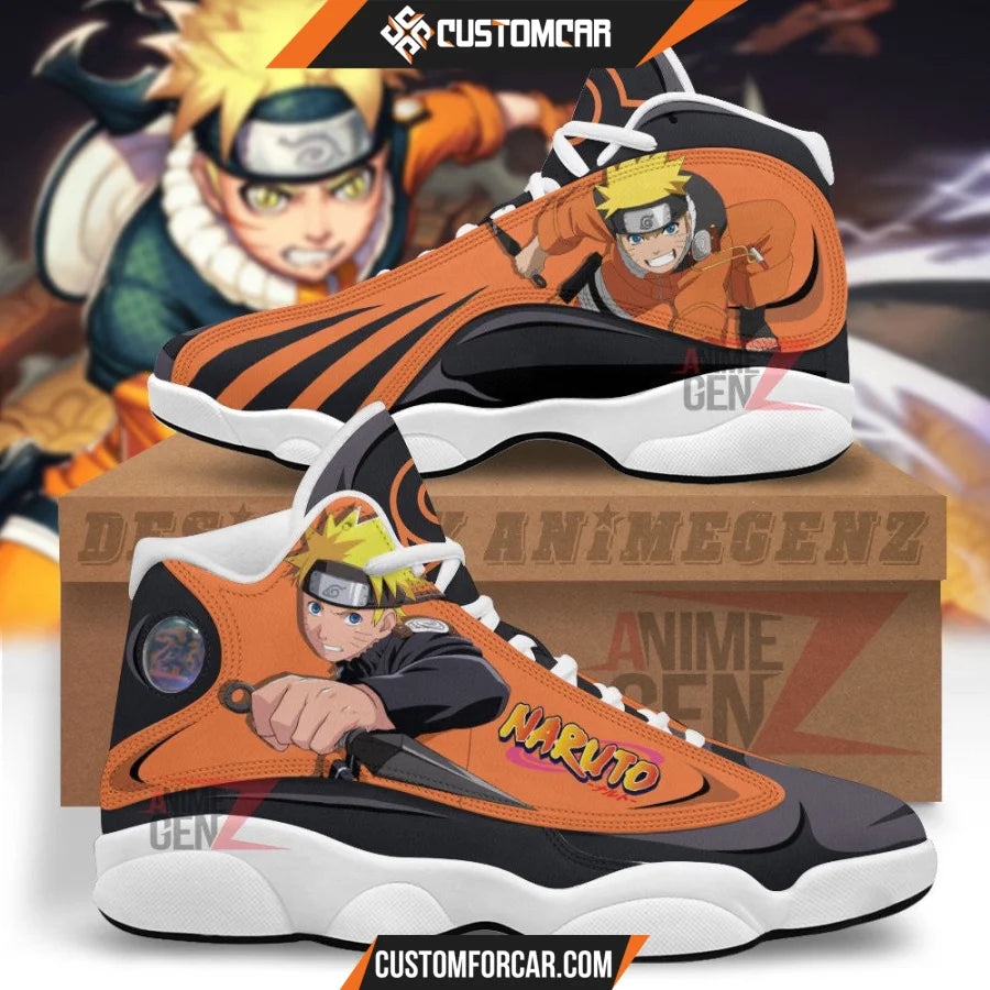 Naruto Air Jorden Sneakers Custom Anime Shoes CUSTOMFORCAR