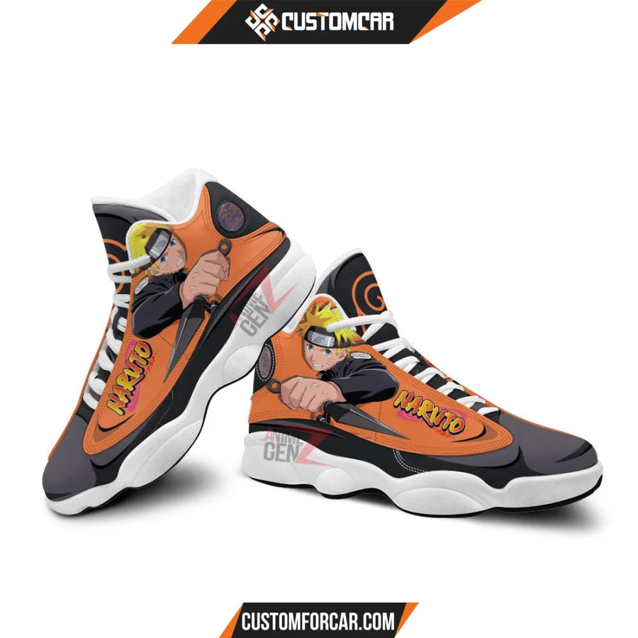Naruto Air Jorden Sneakers Custom Anime Shoes CUSTOMFORCAR