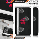 Naruto Akatsuki Anti Social Club Black White Cloud Seat Belt