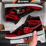 Naruto Akatsuki JD Sneakers Itachi Uchiha Custom Anime Shoes