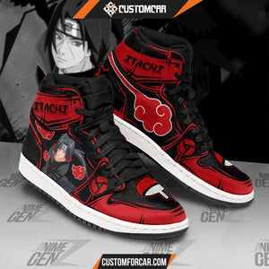 Naruto Akatsuki JD Sneakers Itachi Uchiha Custom Anime Shoes