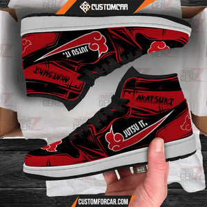 Naruto Akatsuki JD Sneakers Akatsuki Jutsu It Custom Anime