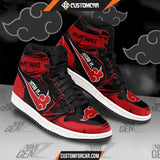 Naruto Akatsuki JD Sneakers Akatsuki Jutsu It Custom Anime