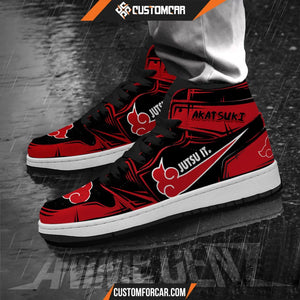 Naruto Akatsuki JD Sneakers Akatsuki Jutsu It Custom Anime