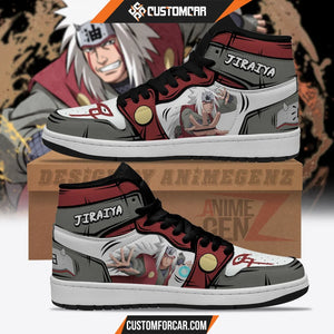 Naruto Anime JD Sneakers Jiraiya Custom Anime Shoes