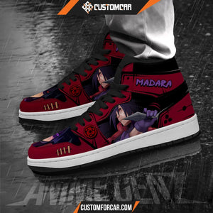 Naruto Anime JD Sneakers Madara Uchiha Anime Shoes