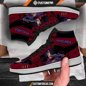 Naruto Anime JD Sneakers Madara Uchiha Anime Shoes