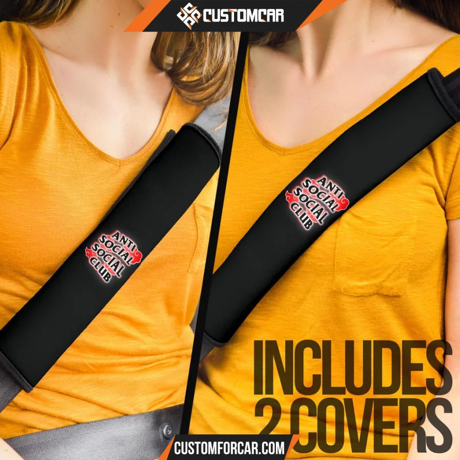 Naruto Anime Seat Belt Covers Akatsuki Anti Social Social