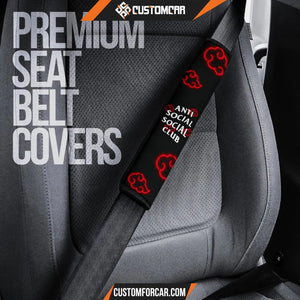 Naruto Anime Seat Belt Covers Akatsuki Anti Social Social