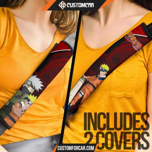 Naruto Anime Seat Belt Covers | Naruto And Kakashi Vs Obito 