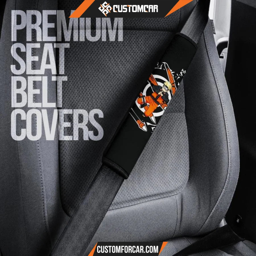 Naruto Anime Seat Belt Covers | Naruto Eight Seal Kurama 