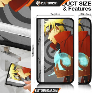 Naruto Anime Seat Belt Covers | Naruto Eight Trigrams 