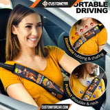 Naruto Anime Seat Belt Covers | Naruto Fighting And Happy 