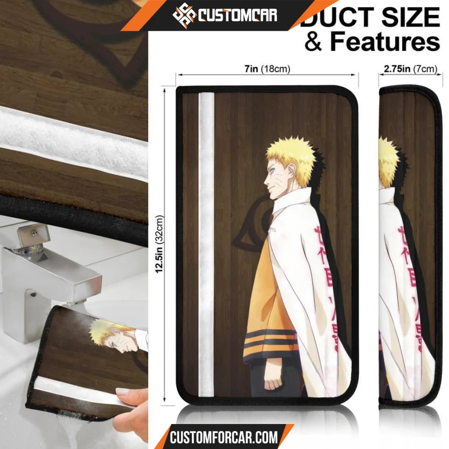 Naruto Anime Seat Belt Covers | Naruto Hokage And His Best 