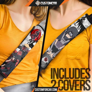 Naruto Anime Seat Belt Covers | Itachi Uchiha Sharingan 