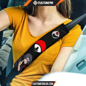 Naruto Anime Seat Belt Covers | Itachi Uchiha Sharingan 