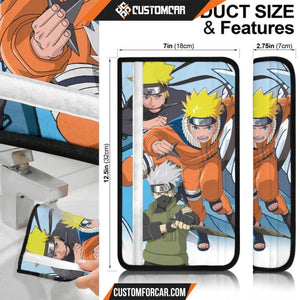 Naruto Anime Seat Belt Covers | Naruto Kunai Fighting In Ice