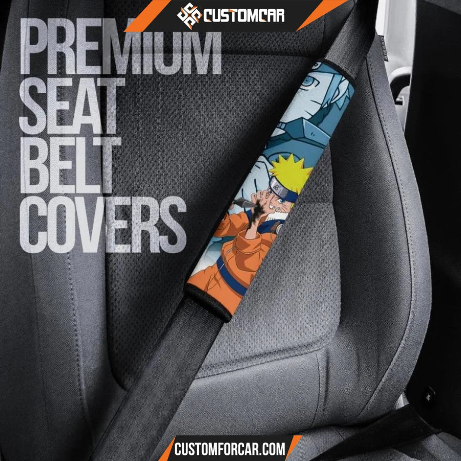 Naruto Anime Seat Belt Covers | Naruto Kunai Fighting In Ice