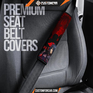 Naruto Anime Seat Belt Covers | Madara Red Blood Theme The 