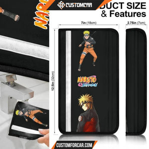 Naruto Anime Seat Belt Covers | Minato And Naruto Hokage 