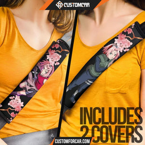 Naruto Anime Seat Belt Covers | Sakura Kunoichi Ninja Cherry