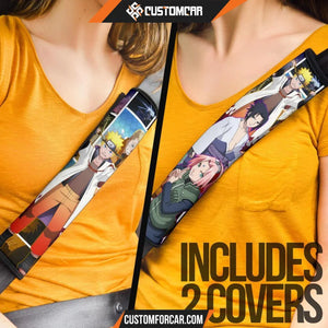 Naruto Anime Seat Belt Covers | Team 7 Naruto Power Moments 