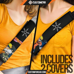 Naruto Anime Seat Belt Covers - Team 7 Young Naruto And 