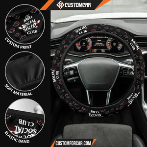 Naruto Anime Steering Wheel Cover Akatsuki Anti Social