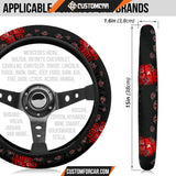 Naruto Anime Steering Wheel Cover Akatsuki Anti Social