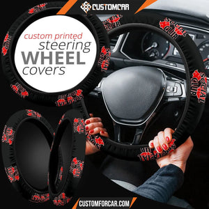Naruto Anime Steering Wheel Cover Akatsuki Anti Social