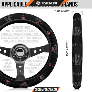 Naruto Anime Steering Wheel Cover Akatsuki Anti Social