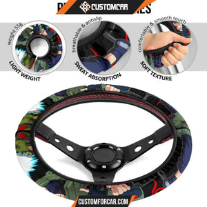 Naruto Anime Steering Wheel Cover | Kakashi Hatake Sharingan