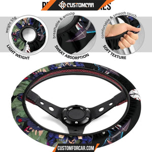 Naruto Anime Steering Wheel Cover | Kakashi Power Moments 