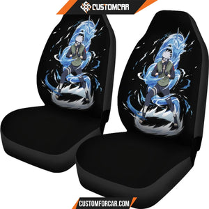 Naruto Car Seat Covers Kakashi Water Style Black Seat Covers D41504 DECORINCAR 4
