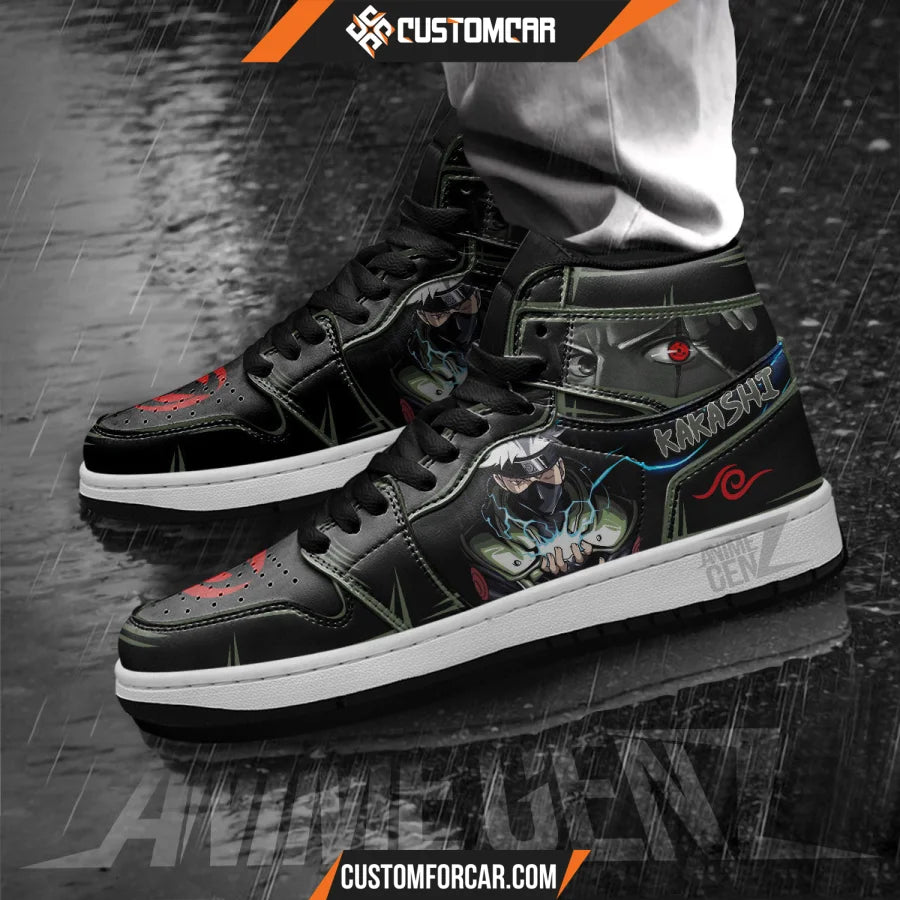 Naruto Hatake Kakashi Sasuke JD Sneakers Custom Anime Shoes