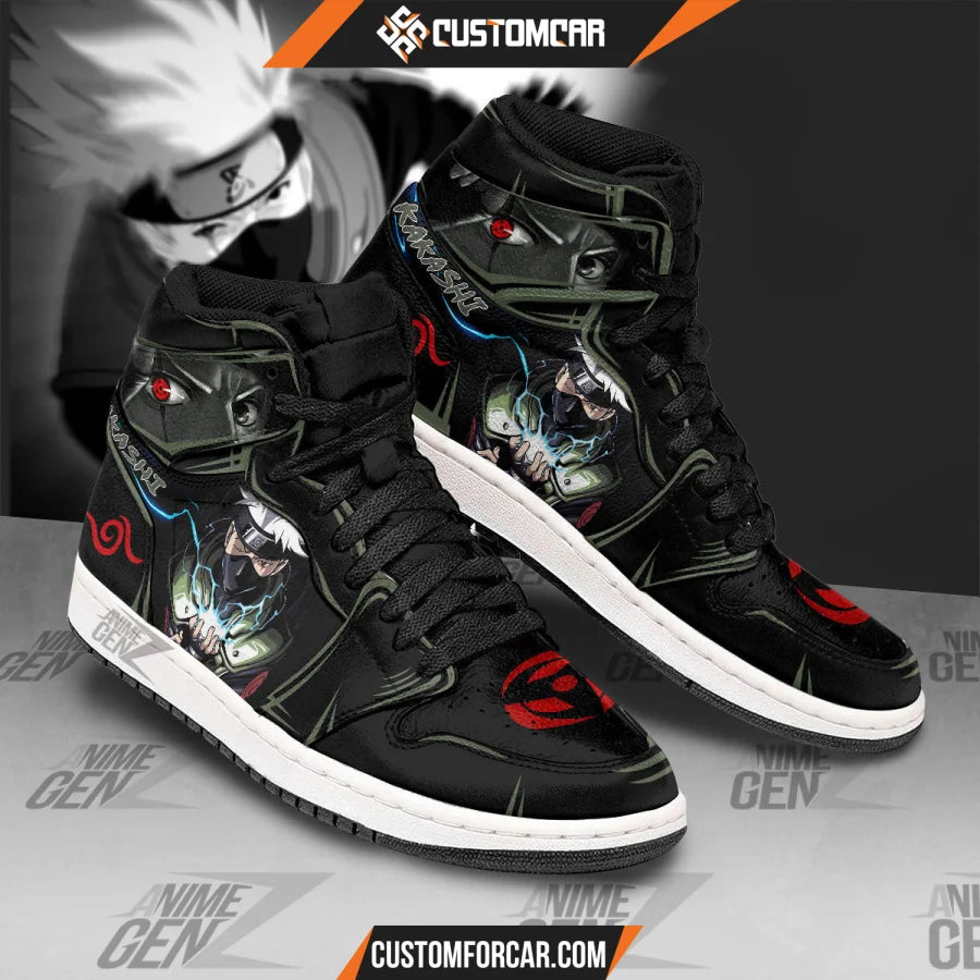 Naruto Hatake Kakashi Sasuke JD Sneakers Custom Anime Shoes