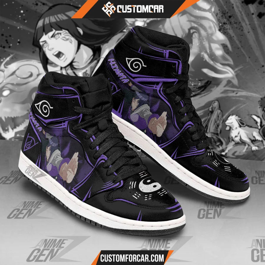 Naruto Hinata JD Sneakers Custom Anime Shoes CUSTOMFORCAR