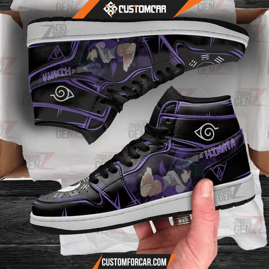 Naruto Hinata JD Sneakers Custom Anime Shoes CUSTOMFORCAR