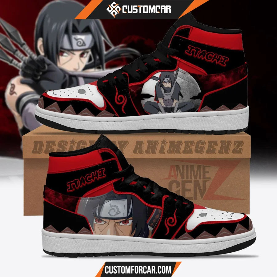 Naruto Itachi JD Sneakers Itachi Anbu Custom Anime Shoes