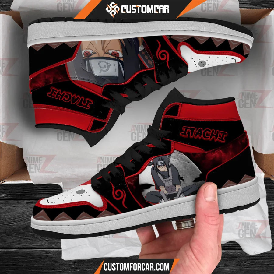 Naruto Itachi JD Sneakers Itachi Anbu Custom Anime Shoes