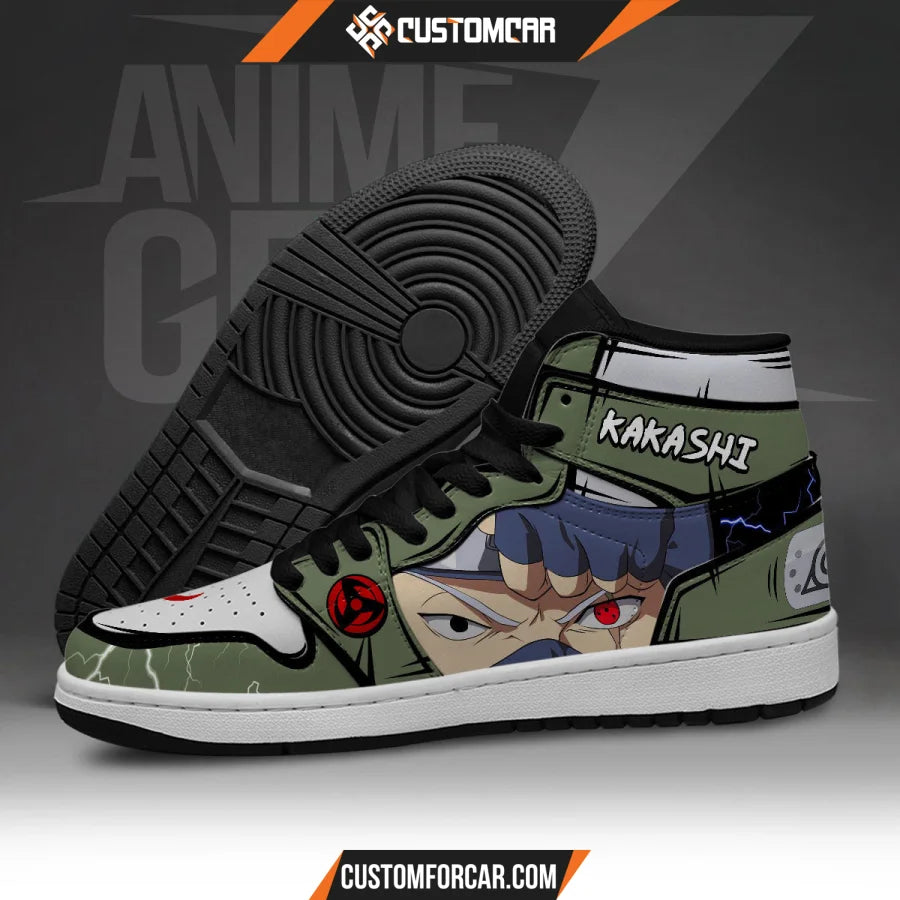 Naruto JD Sneakers Kakashi Anime Custom Shoes CUSTOMFORCAR