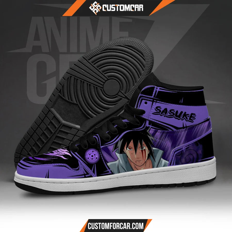 Naruto JD Sneakers Uchiha Sasuke Susanoo Custom Anime Shoes